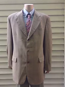 Hugo Boss Mens Checkered Multicolor 3 Button Blazer 44L - Picture 1 of 12