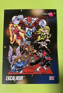 1992 Impel Marvel Universe #180 Excalibur - Picture 1 of 2