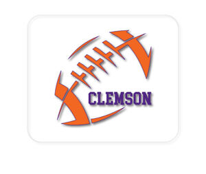 CUSTOM Mouse Pad 1/4 - Clemson Football - Orange, Regalia Purple