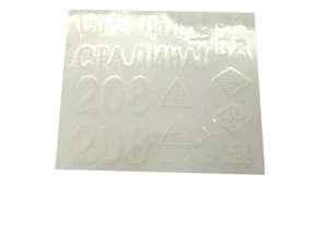 Henglong RC Tank 1/16 2.4Ghz Russian T34-85 3909 Original Decals Sticker Set - Picture 1 of 2