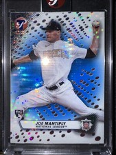 Joe Mantiply BLUE ENCASED PARALLEL ROOKIE CARD NUMBERED TO 75