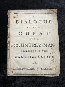 1711 Dialogue Between Curate and Country-Man SCOTTISH Presbyterian JOHN ANDERSON - Picture 1 of 3