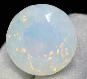 Certified 95.80 Ct Natural Ethiopian Fire Opal Untreated Gemstone Play of Color - Picture 1 of 7