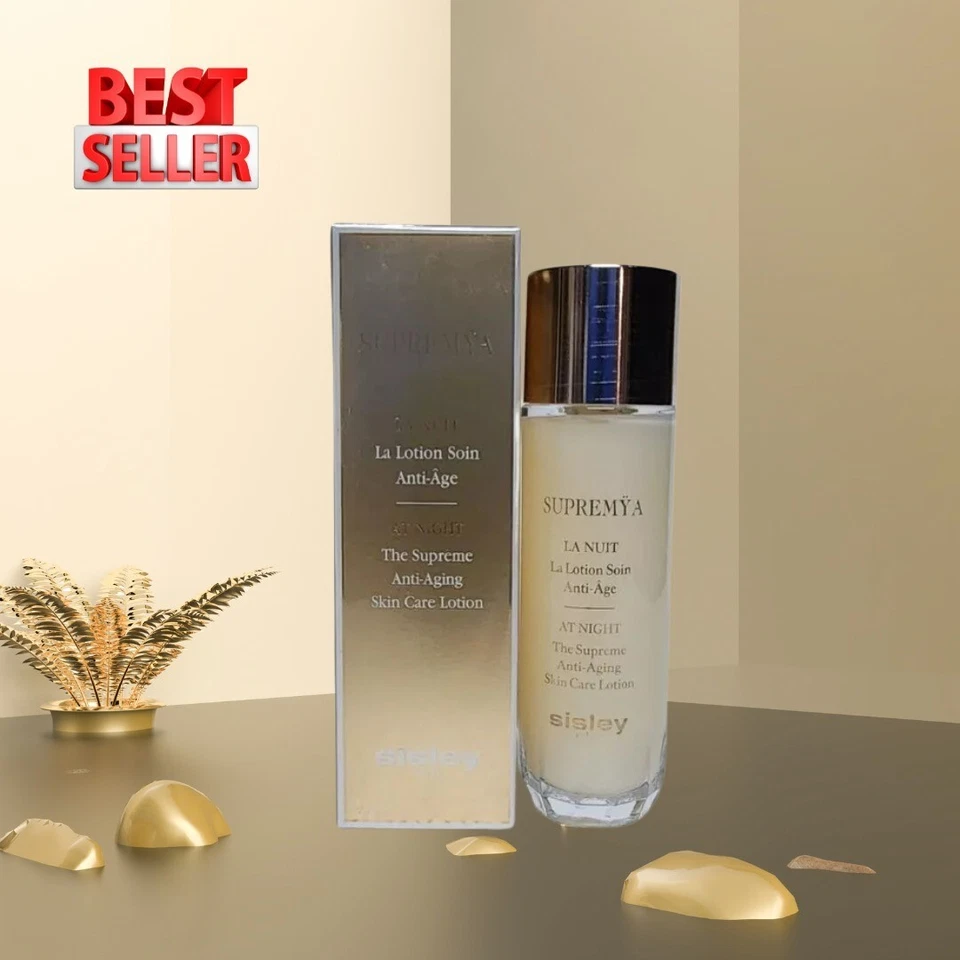 Sisley Supremÿa At Night The Supreme Anti-Aging Skin Care 140ml/4.7oz Lotion . - Image 1 of 4