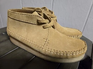Clarks Original Wallabee Zapatos Arena Gamuza Chukka Suela Crepé Zapatos para Mujer 6.5 - Imagen 1 de 6
