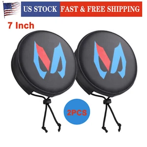 2pcs 7''Inch Round LED Work Light Bar Cover LED Pods Protective Cover For Truck - Picture 1 of 19