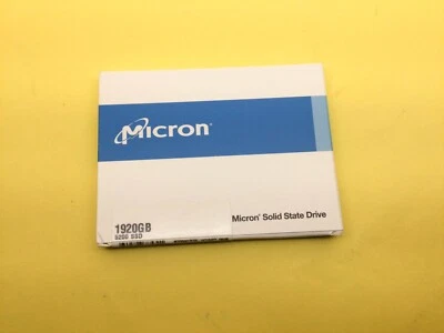 Micron 5200 ECO Series 1.92TB SATA 6Gb/s 2.5in SSD MTFDDAK1T9TDC New Sealed - Image 1 of 3