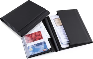 Portadocumenti Auto Luxe, Chiusura a Due Ante. Ideale per Libretto, Card, Assicu - Foto 1 di 12