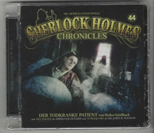 SHERLOCK HOLMES CHRONICLES - DER TODKRANKE PATIENT FOLGE 44 CD NEU - Picture 1 of 2