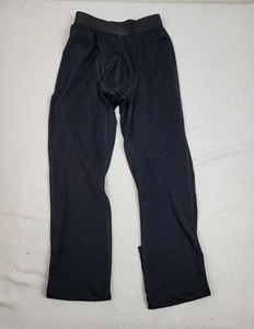 Columbia Omni Heat Pants Boys Small Black Baselayer Outdoor Performance Foil - Picture 1 of 9
