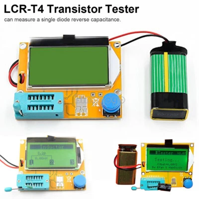 LCR-T4 Transistor Tester Mega328 Diode Triode Capacitance ESR Meter MOS PNP/NPN