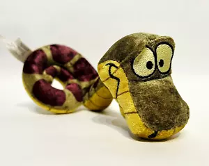 Disney Store Dschungelbuch Baby Kaa Schlange 7" Rassel Sitzsack Plüschtier - Bild 1 von 8