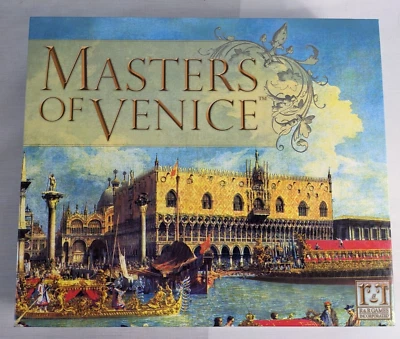MASTERS OF VENICE + EXPANSION Board Game Used R&R Games 2009 OOP - Image 1 of 4