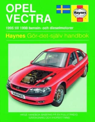 Svenske Opel Vectra 1995-1998 Haynes Workshop Manual bensin- och dieselmotorer - Imagen 1 de 4