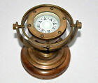 Antique nautical brass gimbal compass vintage ship&#39;s binnacle gimballed compas