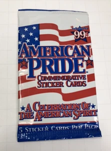 Tarjetas adhesivas American Pride - Ironworks 2001 - nuevas sin abrir - 5 tarjetas adhesivas - Imagen 1 de 2