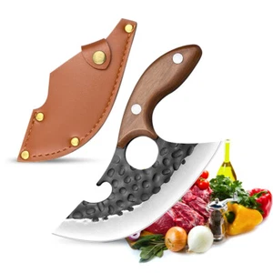 Viking knife Chef Hunting Knife Japan Kitchen Meat Cleaver Butcher Boning Knife - Picture 1 of 11