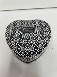 BRIGHTON Jewelry Tin Box Collectible 4x3 1/2 “Trinket Storage Heart - Picture 1 of 5