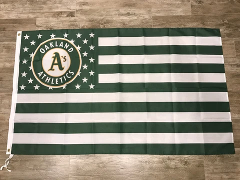 Oakland Athletics Nation Flag Stripes FAST SHIPPING FROM CALIFORNIA Cover