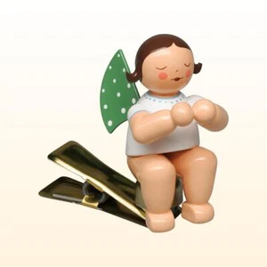 Wendt & Kühn Grünhainichener Klemm Engel betend Klemme 650/90/5 blond/braun 2018 - Bild 1 von 7