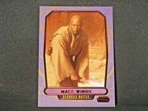 Mace Windu 2013 Topps Star Wars Galactic Files 2 Red Foil #405 (22/35) TOUGH