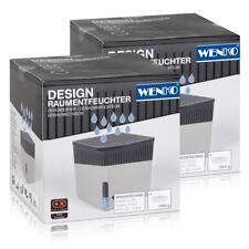 Wenko 50221100 Design Raumentfeuchter Cube 1000g - Grau (2er Pack)
