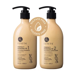 Luseta Perfect Bonding Restoring Shampoo & Conditioner Set Repair Damaged Hair - Picture 1 of 4