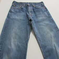 Levi's 514 Jeans Mens Size W34 L32 Denim Regular Straight Fit Light Blue