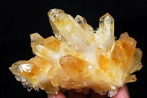 543g1.19 lb Nuevo hallazgo amarillo racimo de cristal de cuarzo fantasma muestra 1 - Imagen 1 de 12