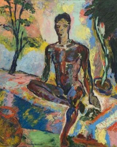 Beauford Delaney : Dark Rapture : James Baldwin : Archival Quality Art Print - Picture 1 of 2