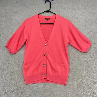 Talbots Sweater Womens XS Cashmere Angora Half Sleeve Pink Preppy Lambswool - Image 1 of 4