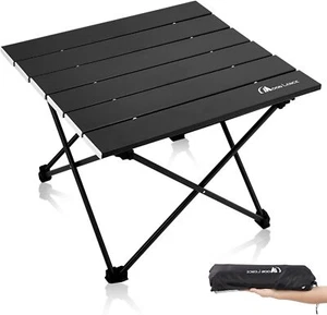 Folding Outdoor Aluminum Camping Table Portable Ultralight Compact Backpacking - Picture 1 of 9