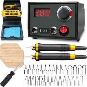 Kit de Quema de Madera LH30, Kit de Pluma Quemador de Madera Temperatura Ajustable Digitalmente, Woo - Imagen 1 de 7