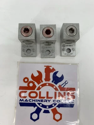General Electric GE-350-1 Aluminum Mechanical Lug 6-350KCMIL CU9AL Lot of 3 - Image 1 of 4