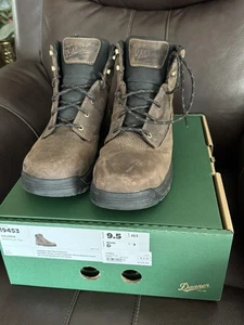 Danner Men's Caliper 6" Aluminum Toe Brown Size 9.5 Boots 19453 - Picture 1 of 7