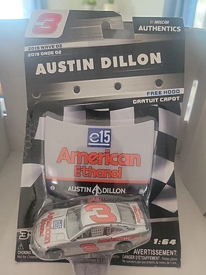 Austin Dillon 2019 NASCAR Authentics Wave 02 #3 American Ethanol 1:64 Diecast NI - Image 1 of 2