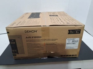 Denon AVR-X3800H 9.4 Channel AV Surround Receiver 8K Ultra HD HDR10+ 100V - Picture 1 of 6