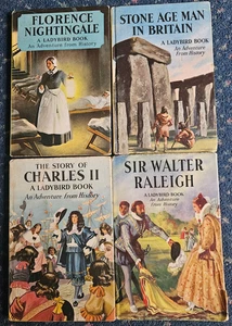 4 Vintage 50s Adventures From History vg++ in vg dustjackets Charles II Raleigh - Picture 1 of 1