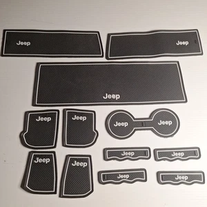 Jeep Rubber Insert For Cup Holders, Door, Dash, Etc Lot (12) - Picture 1 of 7
