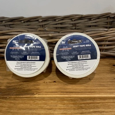 Рулон ленты для домашнего ремонта гипсокартона 50 футов 2 рулона Marshalltown домашнее строительство - Изображение 1 из 4