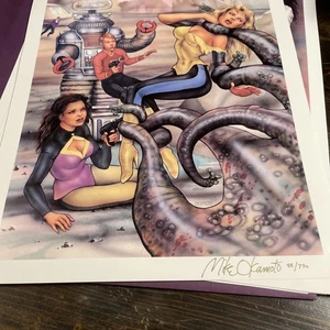 RARE LOST IN SPACE PORTFOLIO BY MIKE OKAMOTO  11" x 17" Signed By Mike 92/790 - Picture 1 of 13