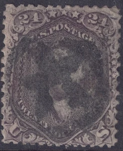 USA 1862 George Washington (24c rosso lilla) us - Picture 1 of 1