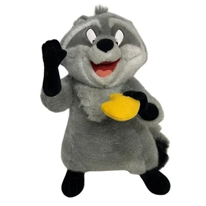 Neu mit Etikett Disney Pocahontas Meeko Waschbär Plüsch 15 Zoll Kopf & Arme mit Gelenken selten - Bild 1 von 10