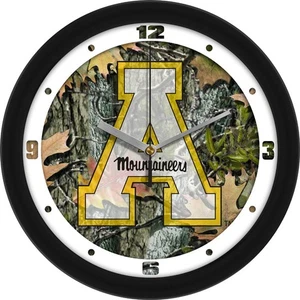 Appalachian State Mountaineers Camo Wall Clock - Picture 1 of 1