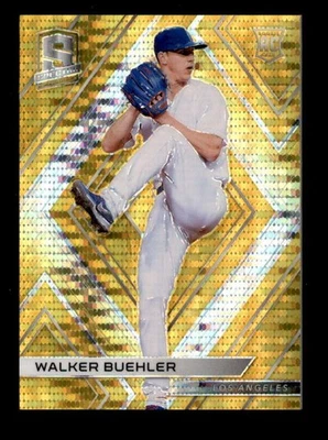 Walker Buehler 2018 Panini Spectra #37 Rookie Gold Pulsar Prizm #08/10 BF8497 Foto 1 de 2
