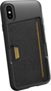 Smartish iPhone X/XS Wallet Case-Wallet Slayer Vol 2 iPhone 10s/10 Silk-Black - Picture 1 of 6