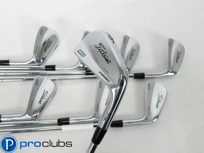 TOUR ISSUE! TITLEIST 716 MB FORGED IRONS 4-PW DYNAMIC GOLD S400 STIFF #460814 - Image 1 of 4