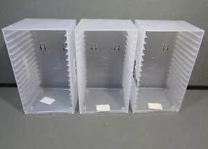 Lot von 3 Tenex CD-Aufbewahrungswürfeln - Wandhalterung oder freistehend, Hergestellt in den USA (2000 - Bild 1 von 11