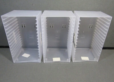 Lot of 3 Tenex CD Storage Cubes - Wall Mount or Free Standing, Made in USA (2000 - Image 1 of 4