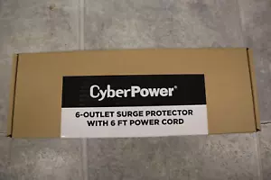 CyberPower CSB606 Essential Surge Protector, 900J/125V, 6 Outlets, 6ft Cord - Picture 1 of 1